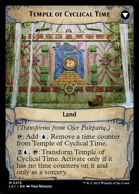 Ojer Pakpatiq, Deepest Epoch // Temple of Cyclical Time 315, back face