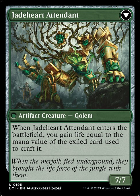 Jade Seedstones // Jadeheart Attendant 195, back face