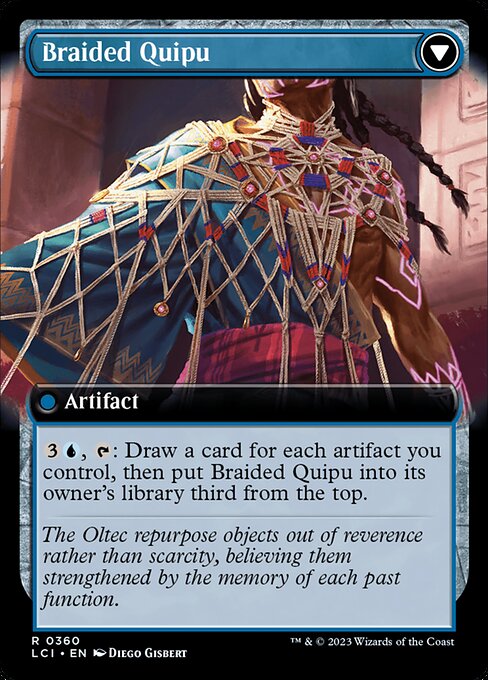 Braided Net // Braided Quipu 360, back face