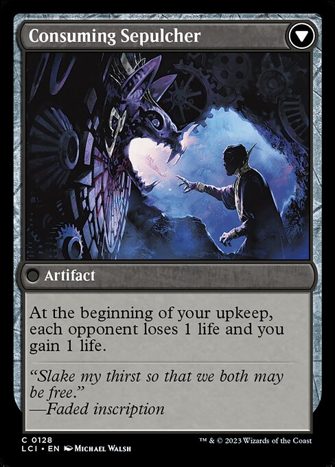 Tithing Blade // Consuming Sepulcher 128, back face