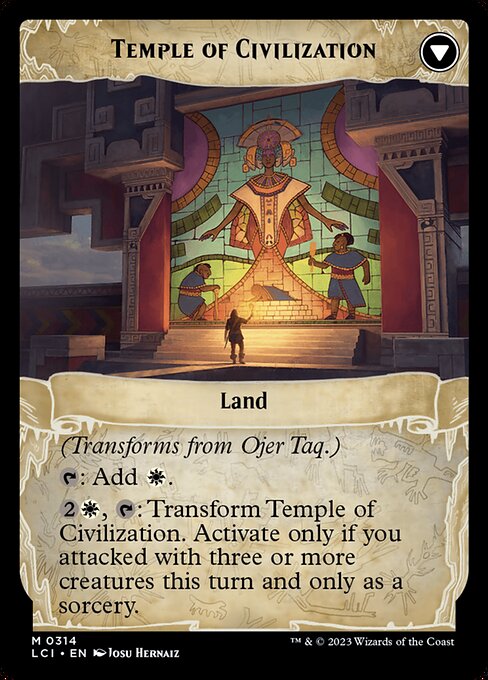 Ojer Taq, Deepest Foundation // Temple of Civilization 314, back face