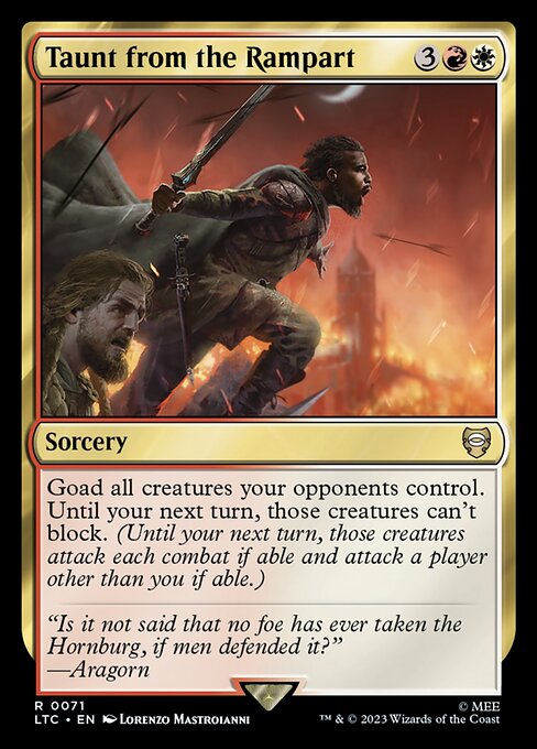 Taunt from the Rampart 71