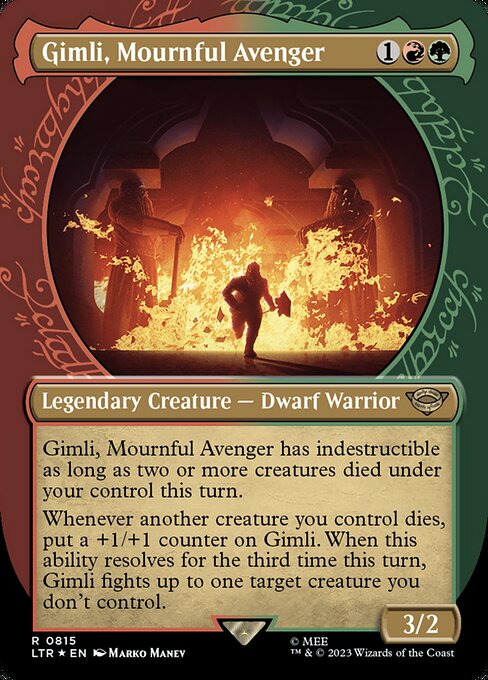 Gimli, Mournful Avenger 815