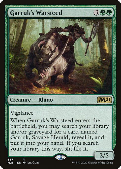 Garruk's Warsteed 337