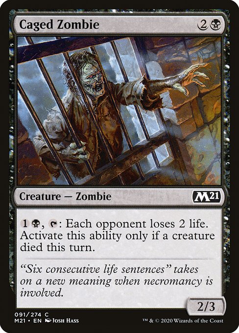 Caged Zombie 91