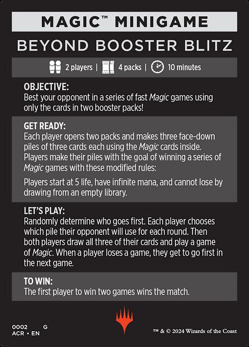 Beyond Booster Blitz 2