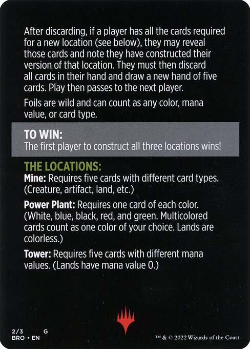 Urza's Blueprints (minigame) // Urza's Blueprints (cont'd) 2, back face