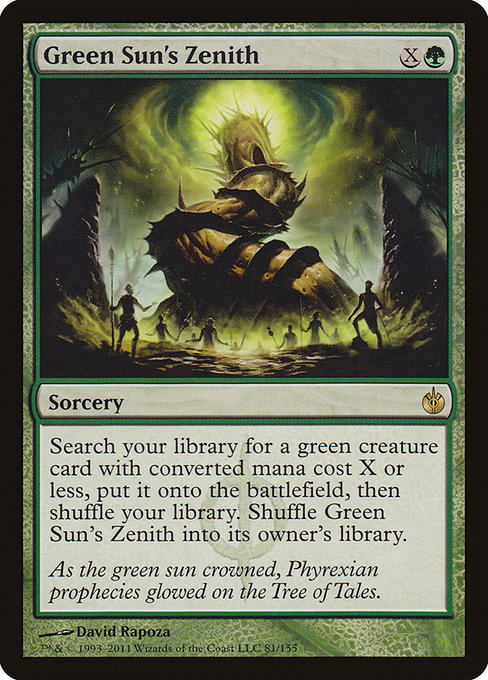 Green Sun's Zenith 81