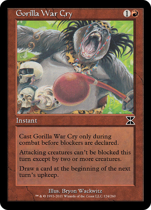 Gorilla War Cry 124