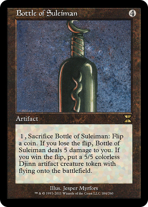 Bottle of Suleiman 184