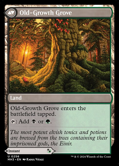 Revitalizing Repast // Old-Growth Grove 256, back face
