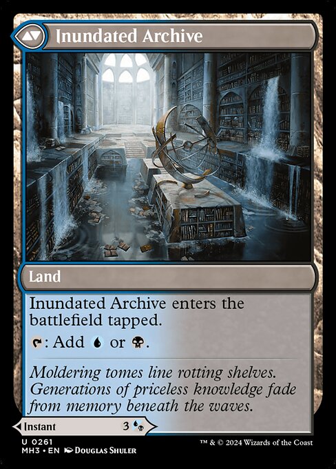 Waterlogged Teachings // Inundated Archive 261, back face