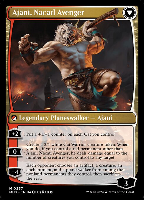 Ajani, Nacatl Pariah // Ajani, Nacatl Avenger 237, back face