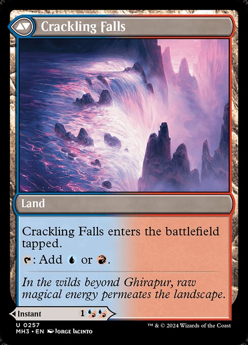 Rush of Inspiration // Crackling Falls 257, back face