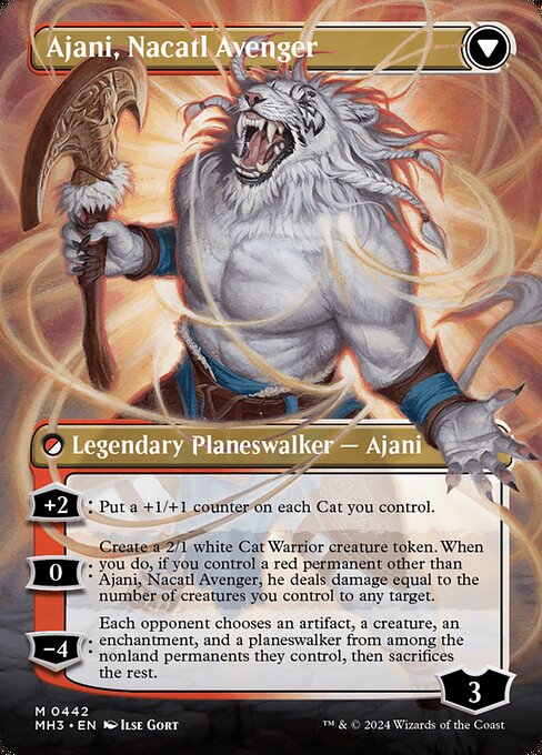 Ajani, Nacatl Pariah // Ajani, Nacatl Avenger 442, back face