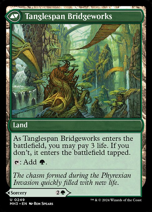 Bridgeworks Battle // Tanglespan Bridgeworks 249, back face