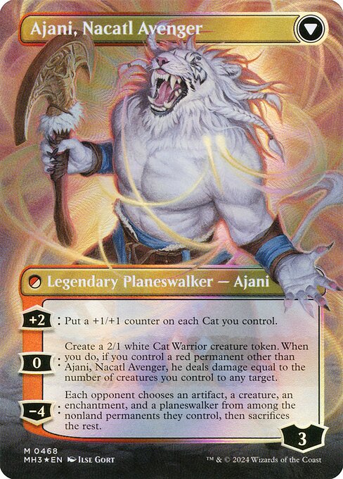 Ajani, Nacatl Pariah // Ajani, Nacatl Avenger 468, back face