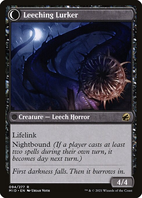 Curse of Leeches // Leeching Lurker 94, back face