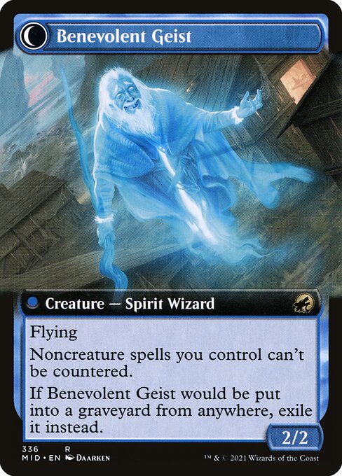 Malevolent Hermit // Benevolent Geist 336, back face