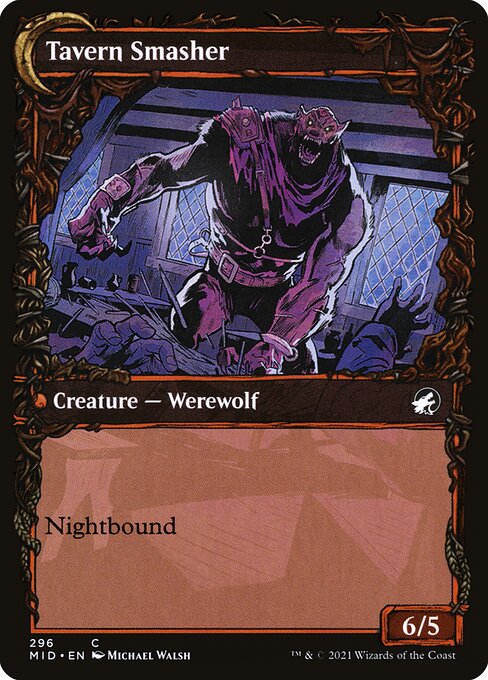 Tavern Ruffian // Tavern Smasher 296, back face