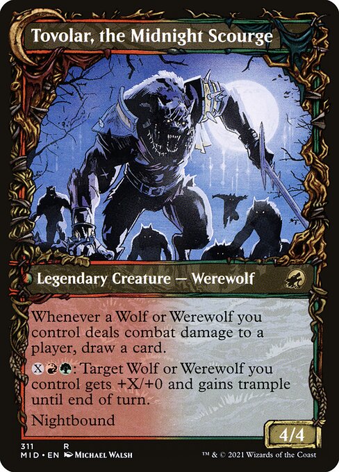 Tovolar, Dire Overlord // Tovolar, the Midnight Scourge 311, back face
