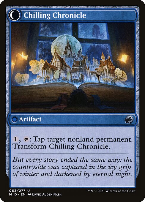 Mysterious Tome // Chilling Chronicle 63, back face
