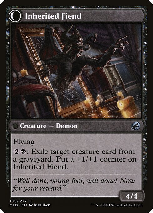 Heirloom Mirror // Inherited Fiend 105, back face