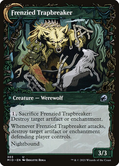 Outland Liberator // Frenzied Trapbreaker 303, back face