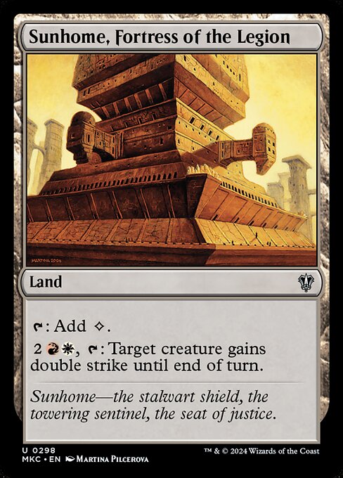Sunhome, Fortress of the Legion 298