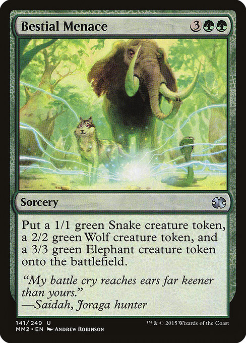 Bestial Menace 141