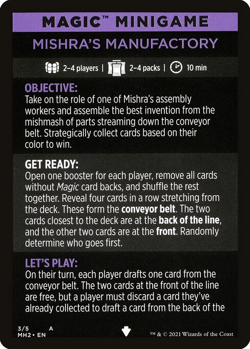Mishra's Manufactory // Mishra's Manufactory (cont'd) 3