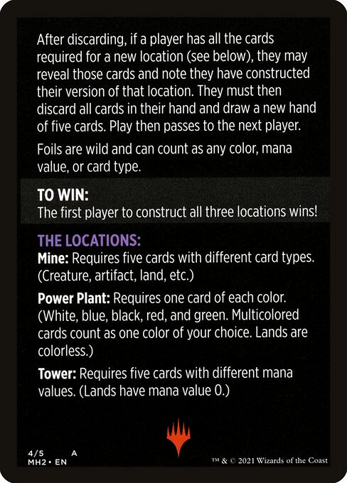 Urza's Blueprints (minigame) // Urza's Blueprints (cont'd) 4, back face