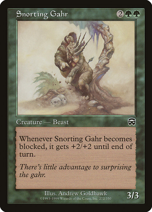Snorting Gahr 272