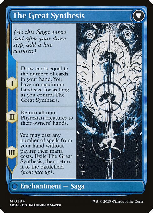 Jin-Gitaxias // The Great Synthesis 294, back face
