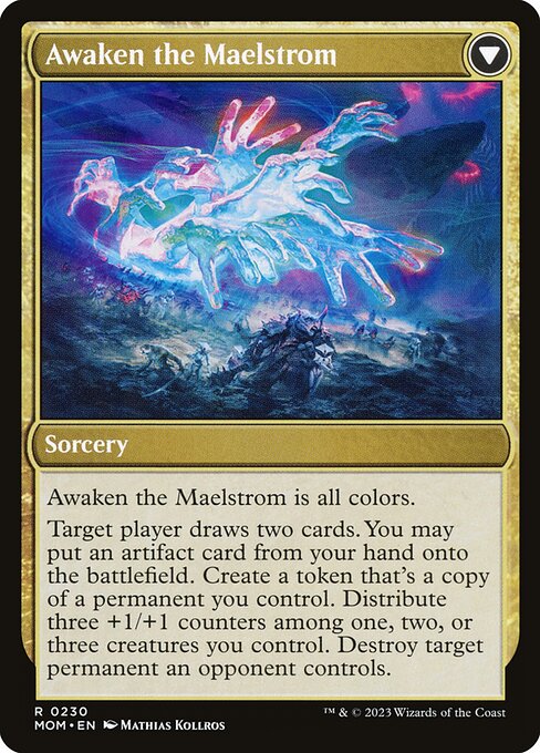 Invasion of Alara // Awaken the Maelstrom 230, back face
