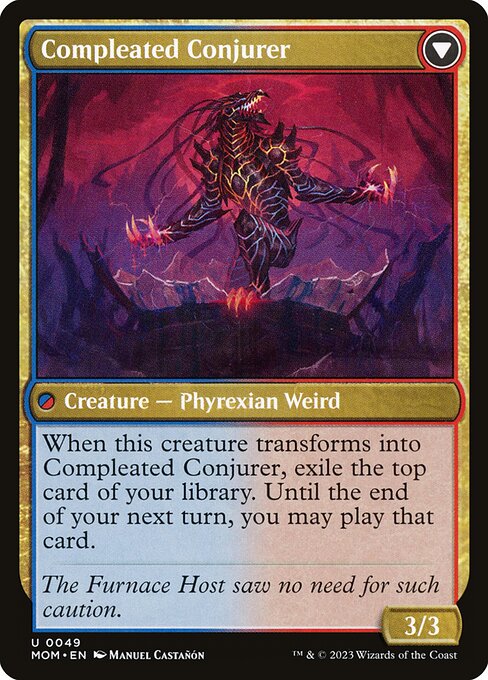 Captive Weird // Compleated Conjurer 49, back face