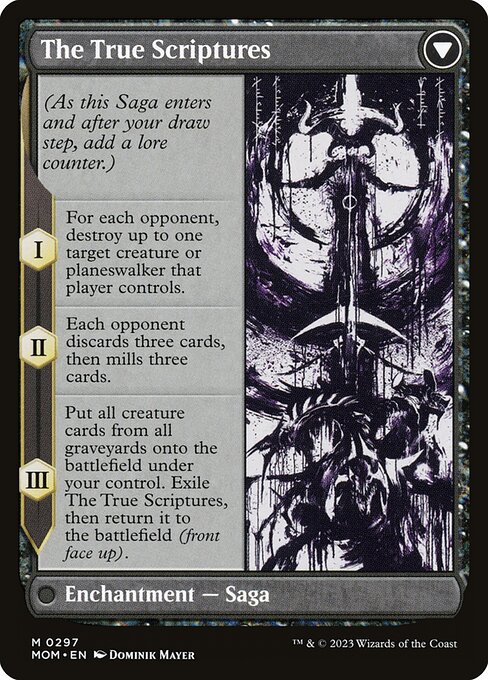 Sheoldred // The True Scriptures 297, back face