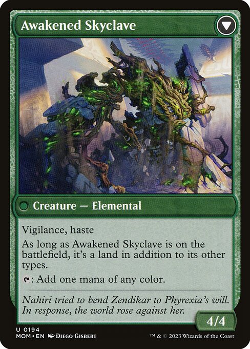 Invasion of Zendikar // Awakened Skyclave 194, back face
