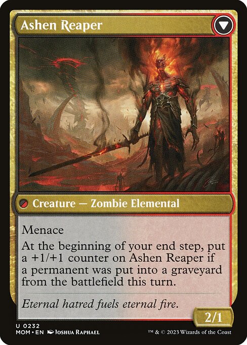 Invasion of Azgol // Ashen Reaper 232, back face