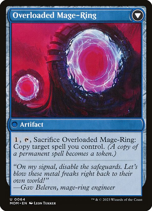 Invasion of Vryn // Overloaded Mage-Ring 64, back face