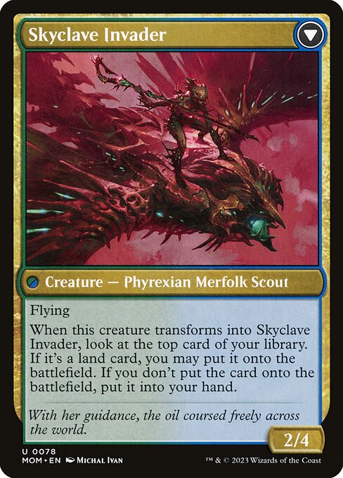 Skyclave Aerialist // Skyclave Invader 78, back face