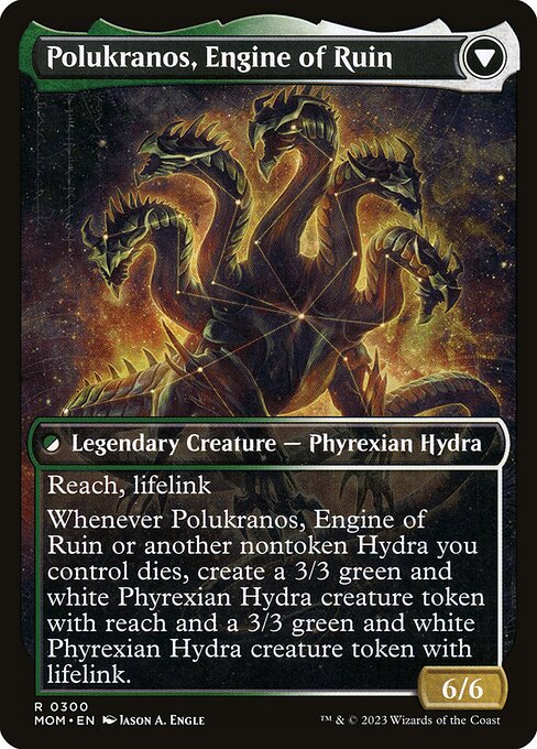 Polukranos Reborn // Polukranos, Engine of Ruin 300, back face