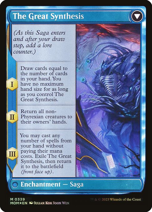 Jin-Gitaxias // The Great Synthesis 339, back face