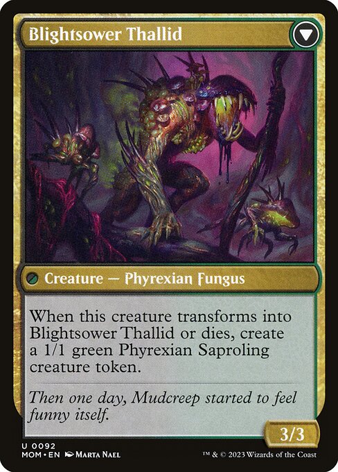 Blightreaper Thallid // Blightsower Thallid 92, back face