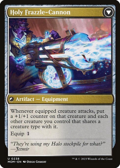Invasion of New Capenna // Holy Frazzle-Cannon 238, back face