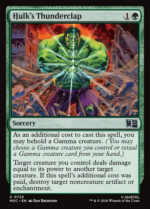 Hulk's Thunderclap 725