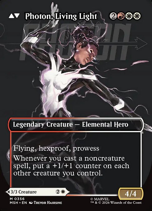 Monica Rambeau // Photon, Living Light 356, back face
