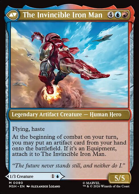 Tony Stark // The Invincible Iron Man 80, back face