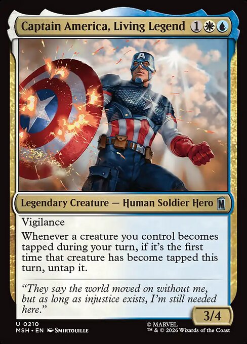 Captain America, Living Legend 210