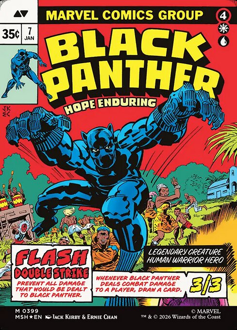 King T'Challa // Black Panther, Hope Enduring 399, back face